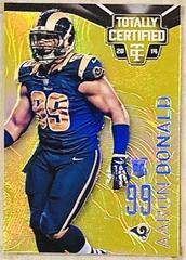 Aaron Donald [Mirror Platinum Gold] #151 Football Cards 2014 Panini Totally Certified Prices