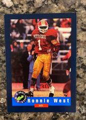 Ronnie West [Blister] #34 Football Cards 1992 Classic Draft Picks Prices