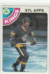 Syl Apps Hockey Cards 1978 Topps Prices