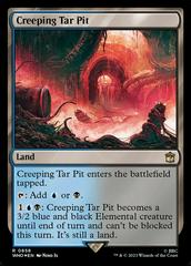 Creeping Tar Pit [Foil] Magic Doctor Who Prices