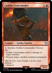 Goblin Cratermaker #218 Magic Lord of the Rings Commander Prices