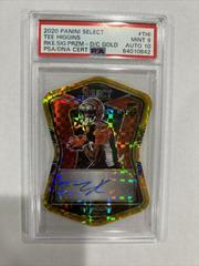Tee Higgins [Gold Prizm Die-Cut] Football Cards 2020 Panini Select Rookie Signatures Prices