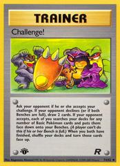 Challenge! [1st Edition] #74 Pokemon Team Rocket Prices