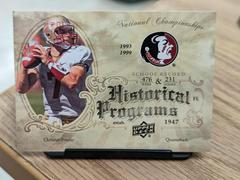 Christian Ponder #HP-23 Football Cards 2011 Upper Deck Historical Programs Prices