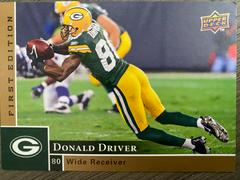 Donald Driver #55 Football Cards 2009 Upper Deck First Edition Prices