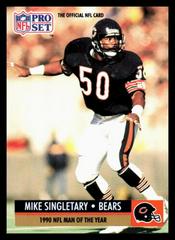 Mike Singletary #5 Football Cards 1991 Pro Set Prices