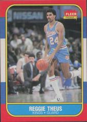 Reggie Theus #108 Basketball Cards 1986 Fleer Prices