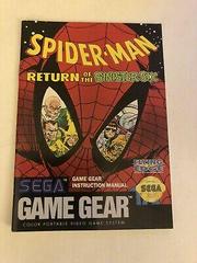 Spiderman Return Of The Sinister Six - Manual | Spiderman Return of the Sinister Six Sega Game Gear