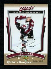 Joe Sakic #1 Hockey Cards 2007 Upper Deck MVP Prices