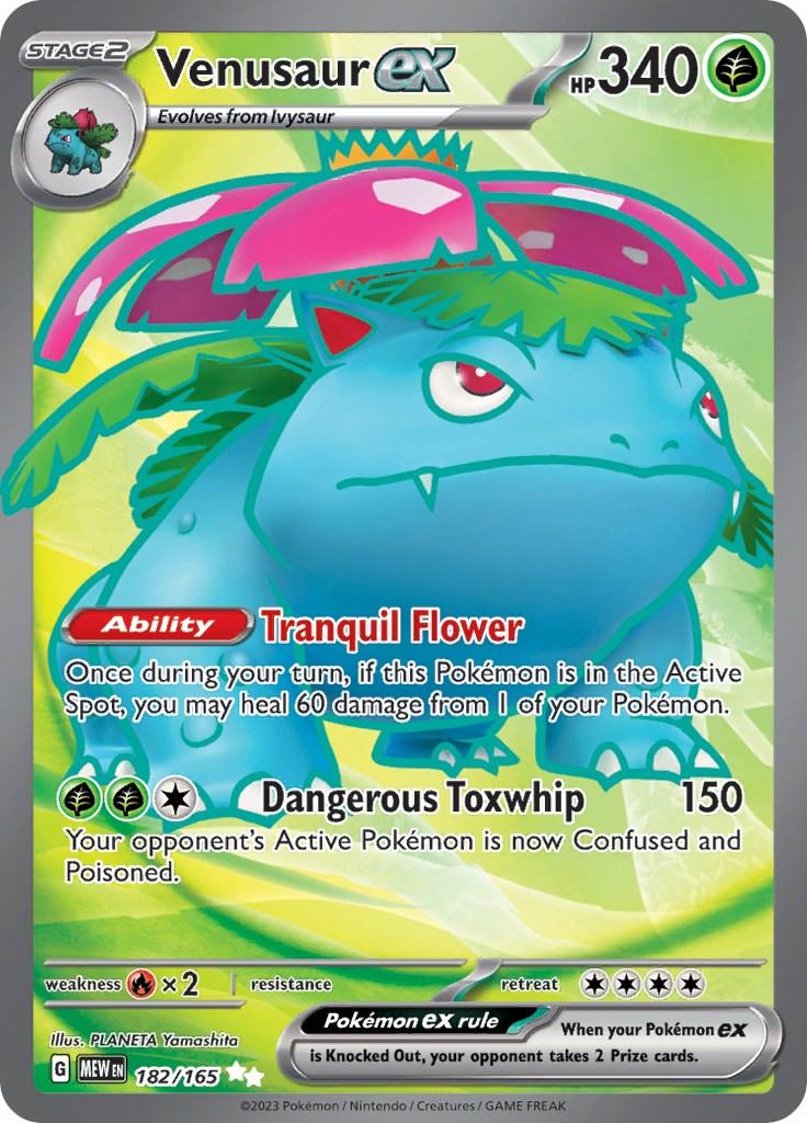 Venusaur ex 182 Prices Pokemon Scarlet & Violet 151 Pokemon Cards