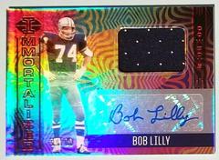 Bob Lilly [Red] Football Cards 2021 Panini Illusions Immortalized Jersey Autographs Prices