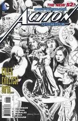 Action Comics [Morales Sketch] #15 (2013) Comic Books Action Comics Prices