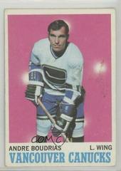 Andre Boudrias Hockey Cards 1970 Topps Prices