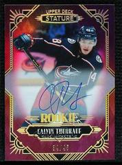 Calvin Thurkauf [Red Autograph] Hockey Cards 2020 Upper Deck Stature Prices