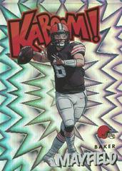 Baker Mayfield #K32 Football Cards 2021 Panini Absolute Kaboom Prices