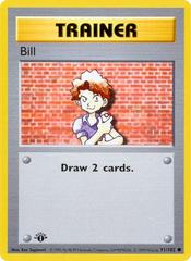 Bill [1st Edition] Pokemon Base Set Prices