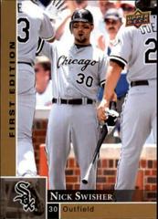 Nick Swisher Baseball Cards 2009 Upper Deck First Edition Prices
