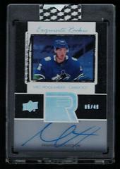 Nils Hoglander #ET-NH Hockey Cards 2020 Upper Deck Clear Cut Exquisite Collection Autographs Prices