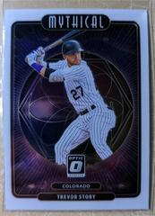 Trevor Story #M17 Baseball Cards 2021 Panini Donruss Optic Mythical Prices