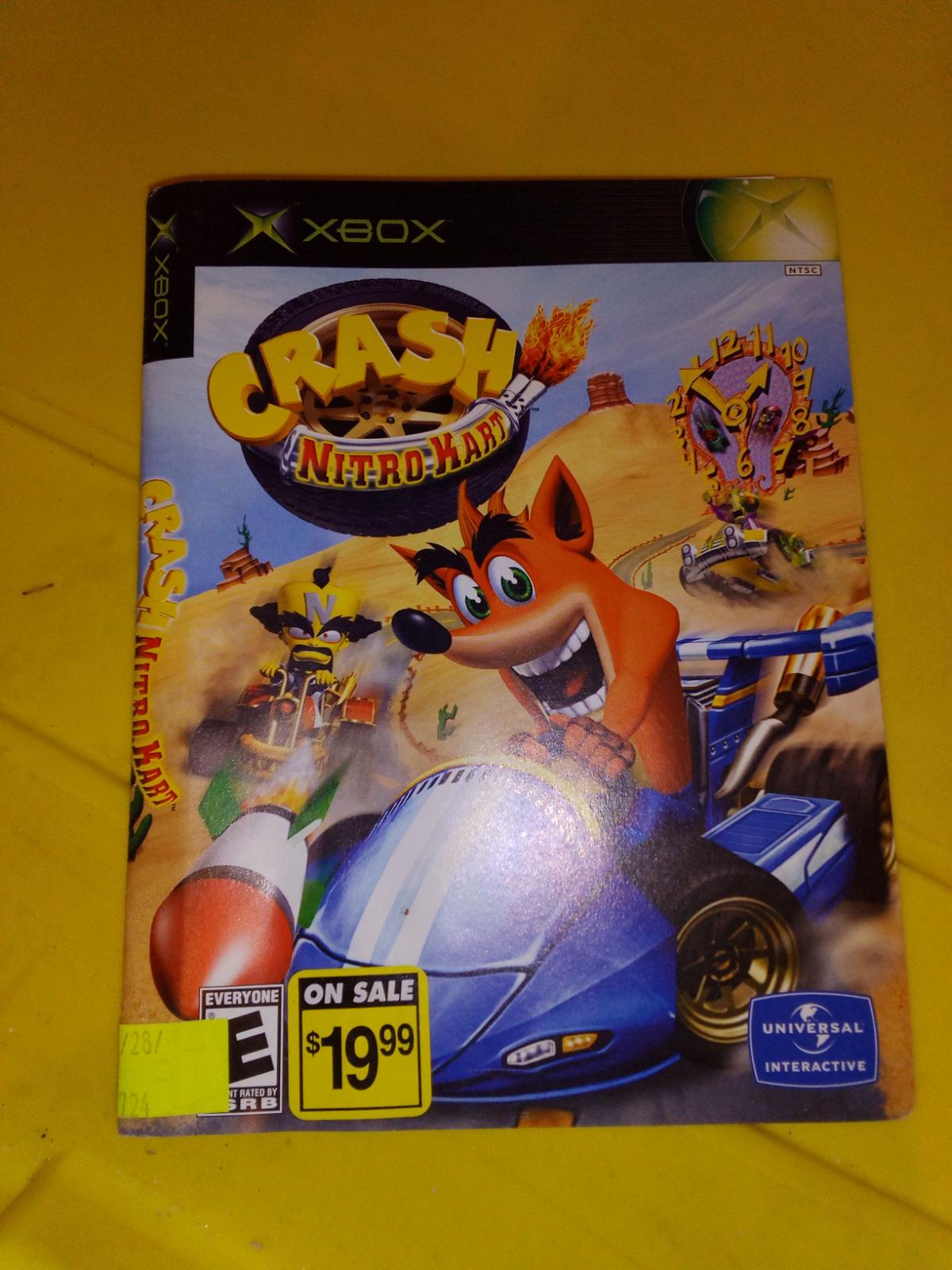 Crash Nitro Kart Box only Xbox