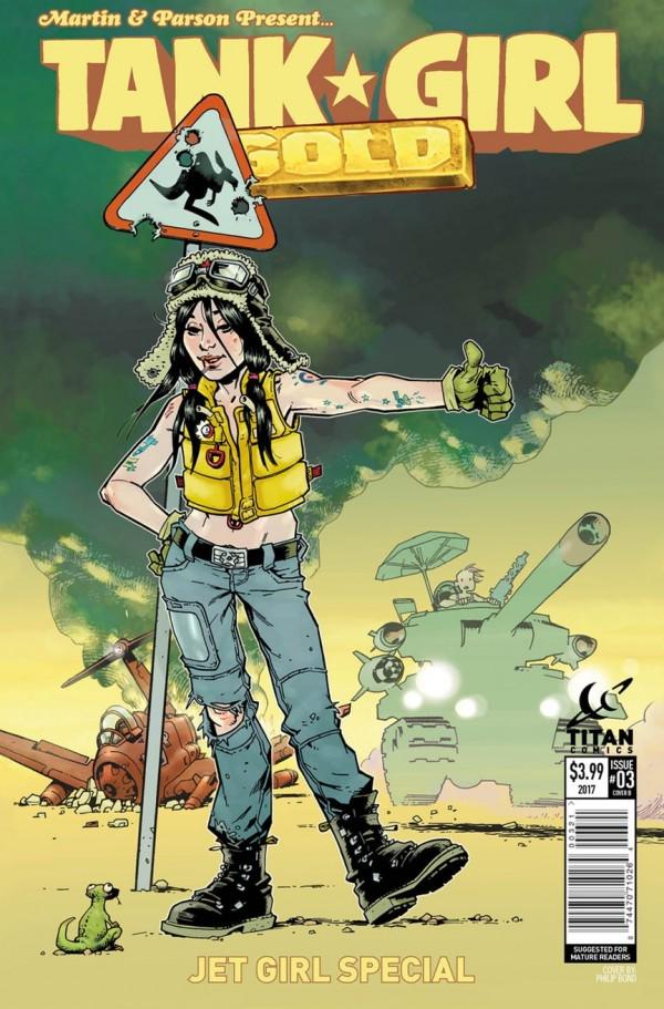 Tank Girl: Gold [Bond] #3 (2016) Comic Books Tank Girl: Gold