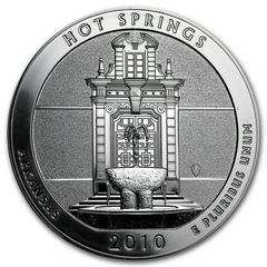 2010 P [HOT SPRINGS PROOF] Coins America the Beautiful 5 Oz Prices