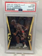 Michael Jordan #TD8 Basketball Cards 1999 Upper Deck MJ Athlete of the Century Total Dominance Prices
