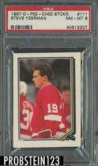 Steve Yzerman #111 Hockey Cards 1987 O-Pee-Chee Sticker Prices