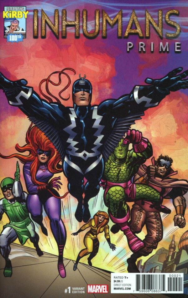 Inhumans Prime [Kirby 100th Anniversary] #1 (2017) Comic Books Inhumans Prime