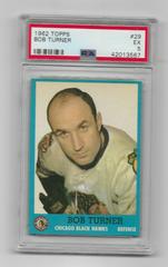 Bob Turner #29 Hockey Cards 1962 Topps Prices