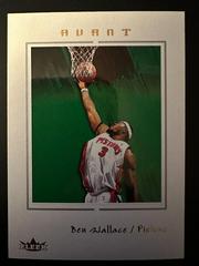 Ben Wallace #1 Basketball Cards 2003 Fleer Avant Prices