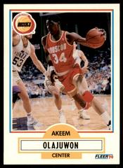 Akeem Olajuwon #73 Basketball Cards 1990 Fleer Prices