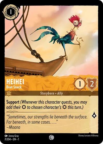 Heihei - Boat Snack [Foil] #7 Lorcana First Chapter