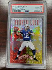 Andrew Luck [Red] #4 Football Cards 2013 Panini Rookies & Stars Crusade Prices