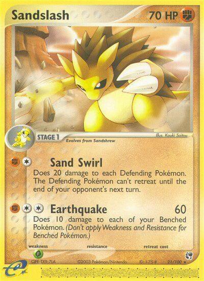 Sandslash #21 Pokemon Sandstorm