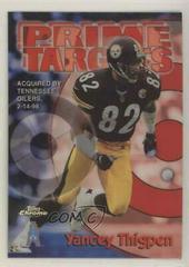 Yancey Thigpen [Refractor] #13 Football Cards 1998 Topps Chrome Season's Best Prices
