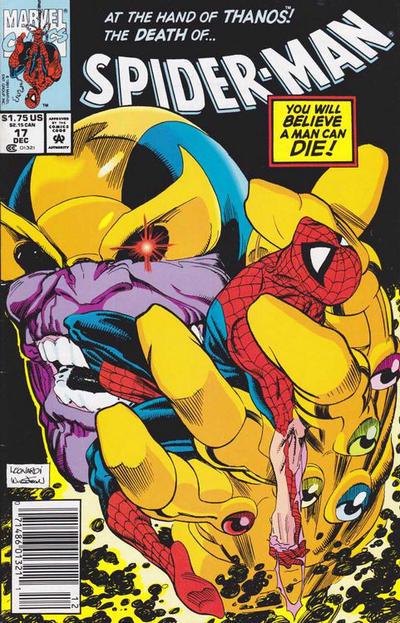 Spider-Man [Newsstand] #17 (1991) Comic Books Spider-Man