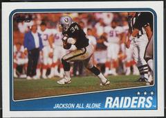 Raiders TeamLeaders [Bo Jackson All Alone] #325 Football Cards 1988 Topps Prices