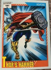Thor's Hammer #128 Marvel 1991 Universe Prices
