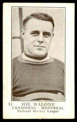 Joe Malone #13 Hockey Cards 1923 V145-1 Paterson Prices