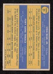 Back | Athletics Rookies [Vida Blue, Gene Tenace] Baseball Cards 1970 Topps