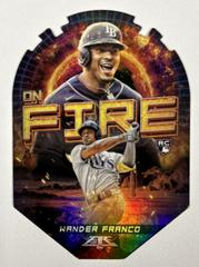 Wander Franco #EF-7 Baseball Cards 2022 Topps Fire En Fuego Prices
