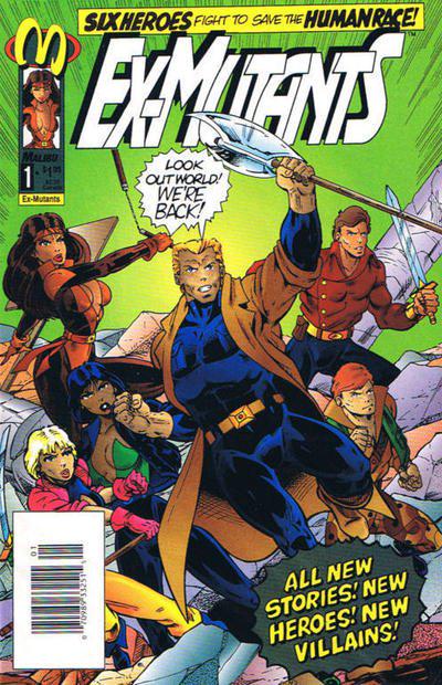 Ex-Mutants [Newsstand] #1 (1992) Comic Books Ex-Mutants