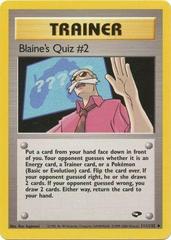 Blaine's Quiz #2 #111 Pokemon Gym Challenge Prices