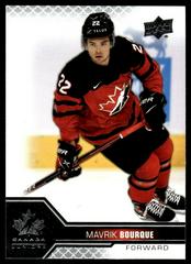 Mavrik Bourque Hockey Cards 2022 Upper Deck Team Canada Juniors Prices