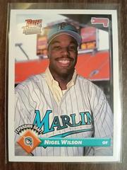 Nigel Wilson #737 Baseball Cards 1993 Donruss Prices