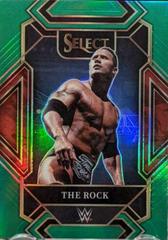 The Rock [Green Prizm] Wrestling Cards 2022 Panini Select WWE Prices