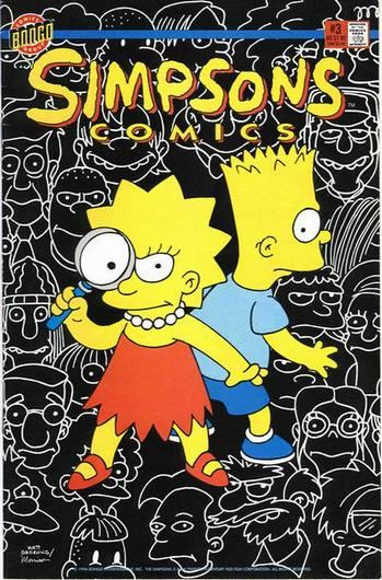 Simpsons Comics #3 (1994) Cover Art