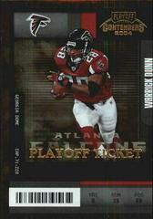 Warrick Dunn [Playoff Ticket] #7 Football Cards 2004 Playoff Contenders Prices