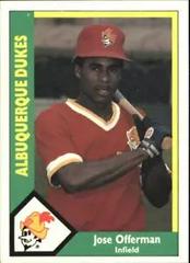 Jose Offerman #19 Baseball Cards 1990 CMC Albuquerque Dukes Prices